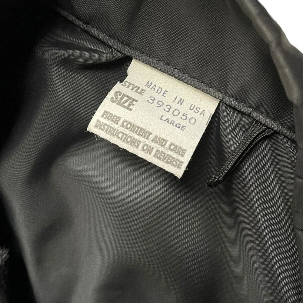 Vintage Black Steve Yeager Celebrity Golf Classic Windbreaker Jacket Size Large